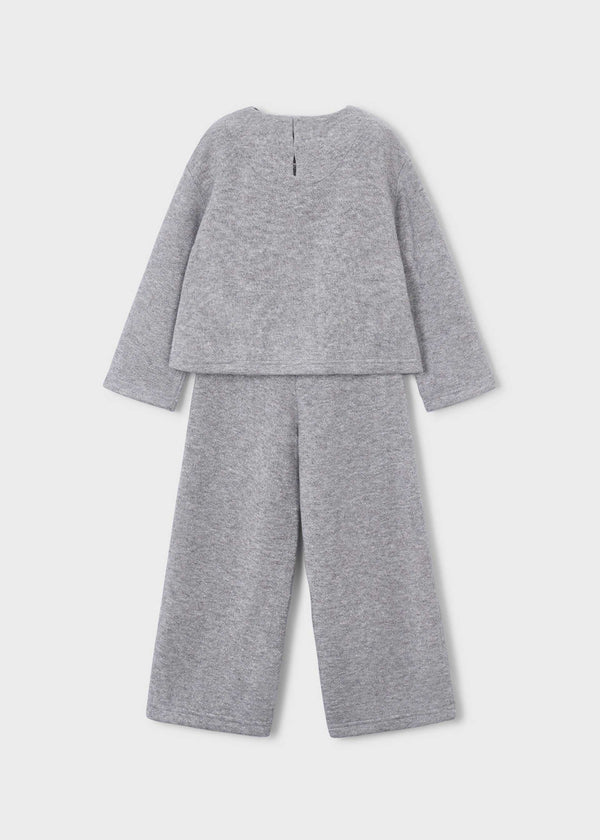 Completo pantalone e maglione fiocchi bambina - Mix