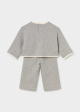 Completo pantalone e maglione ricamato bimba - Vigore