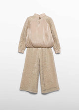 Completo Pantalone Glitter Bambina - Marzapane