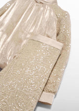 Completo Pantalone Glitter Bambina - Marzapane