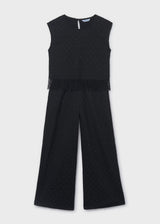 Completo pantalone strass e top ragazza