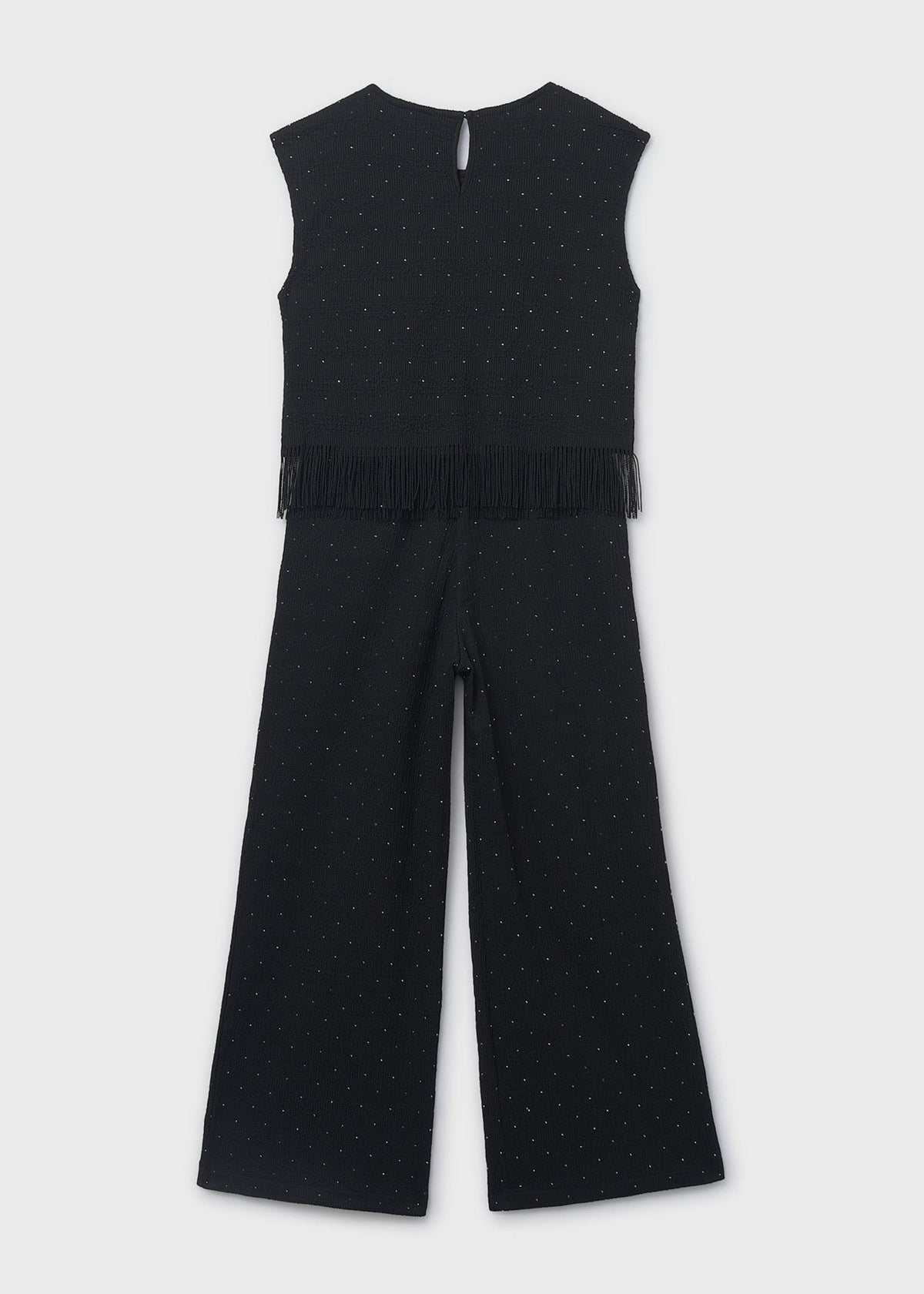 Completo pantalone strass e top ragazza