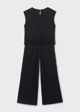 Completo pantalone strass e top ragazza