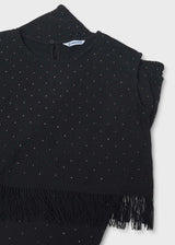 Completo pantalone strass e top ragazza