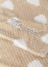 Copertina pellicciotto neonato - Grano