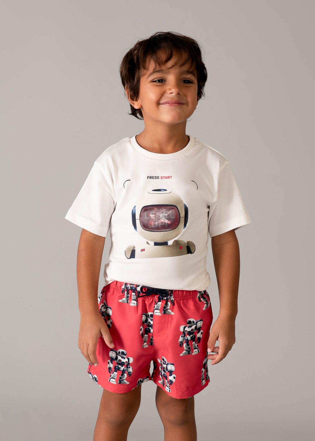 Costume bermuda stampato bambino