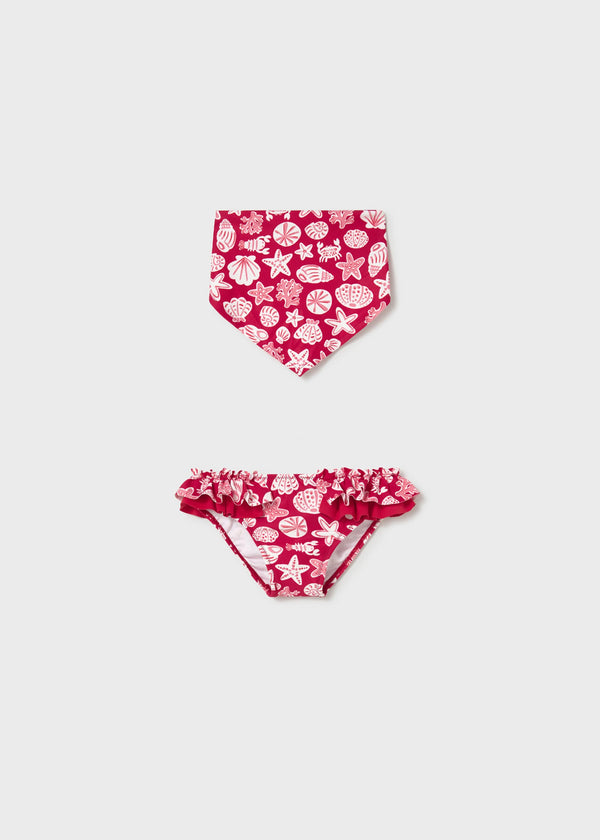 Costume modello culotte e fazzoletto neonata