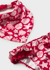 Costume modello culotte e fazzoletto neonata
