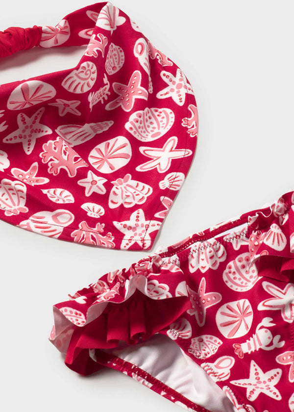 Costume modello culotte e fazzoletto neonata