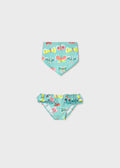Costume modello culotte e fazzoletto neonata