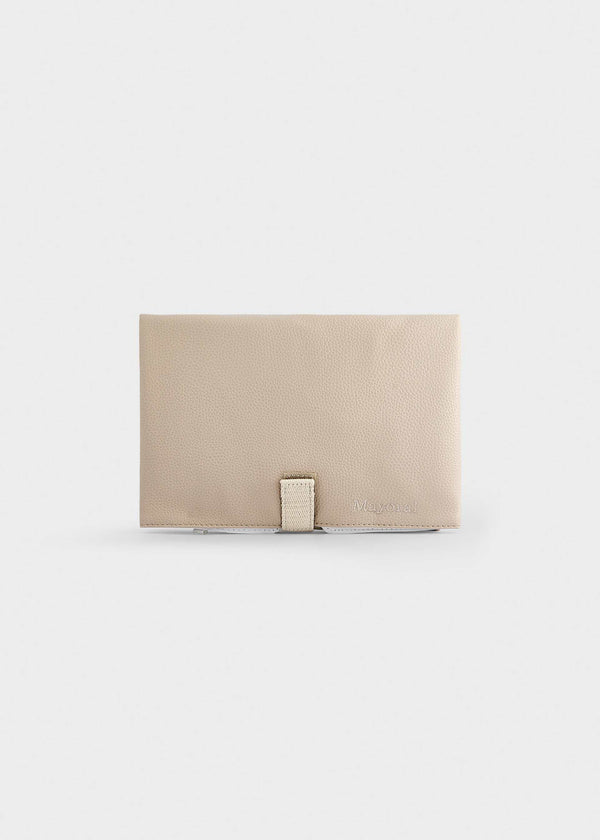 Fasciatoio similpelle neonato - Beige