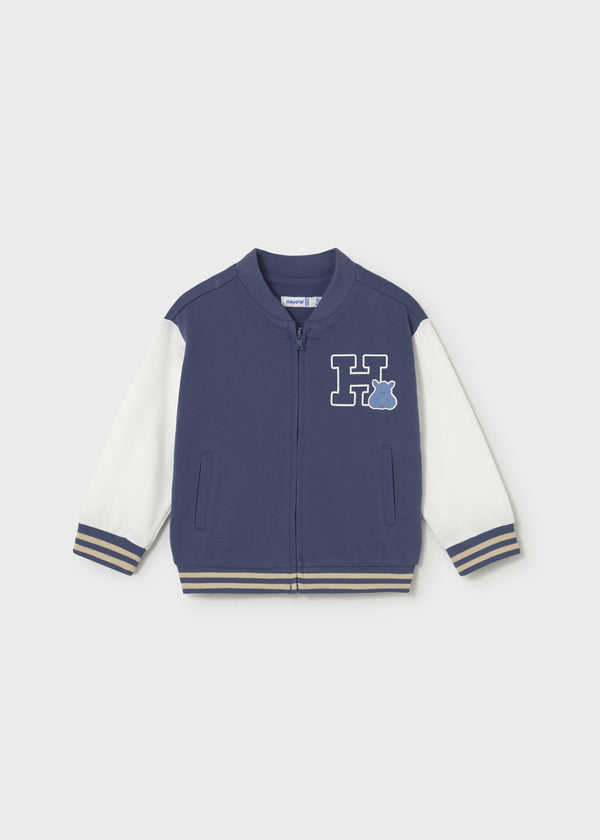 Felpa bomber neonato