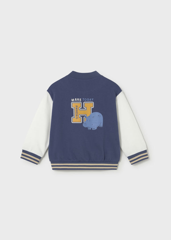 Felpa bomber neonato
