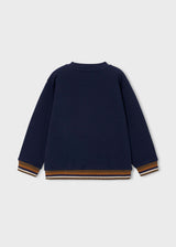 Felpa ricamata bambino - Blu