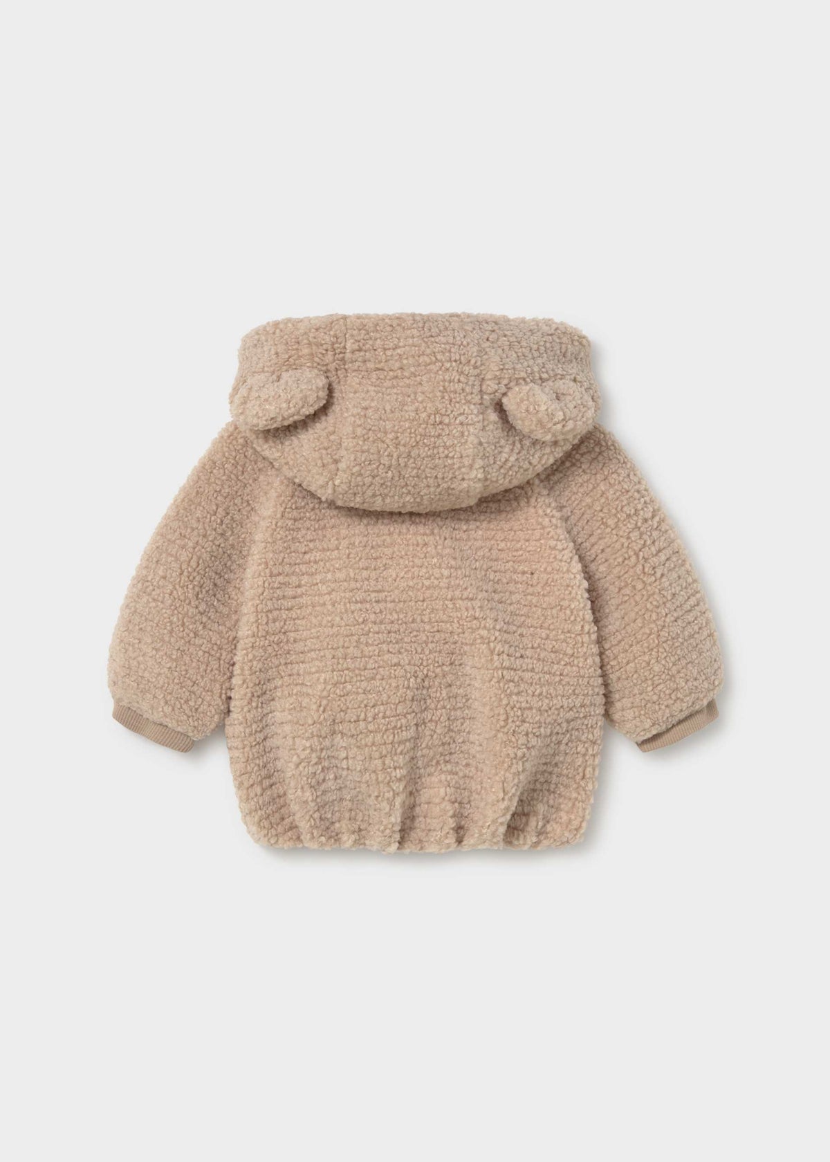 Felpa teddy con orecchie neonata - Mandorla