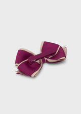 Fermaglio fiocco bambina - Framboise