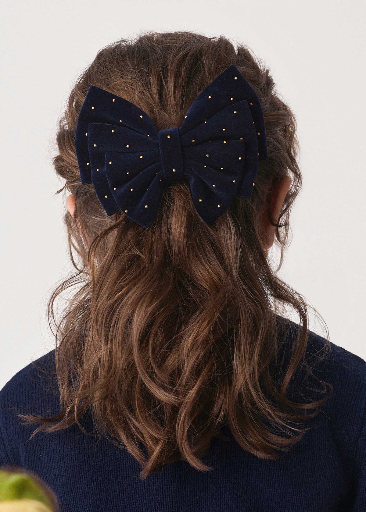 Fermaglio Strass Bambina - Navy