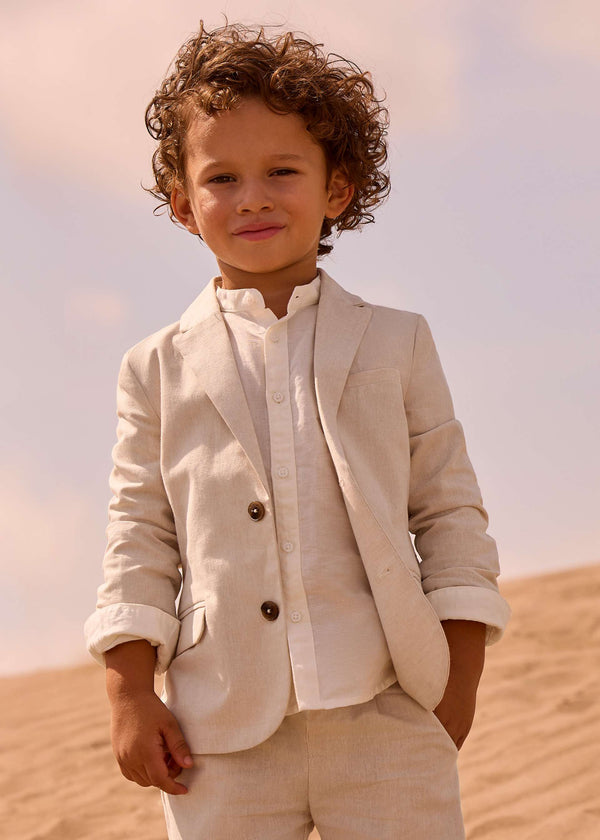 Giacca lino bambino