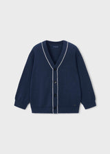 Giacca modello cardigan bambino - Azzurro