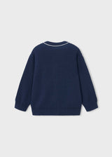Giacca modello cardigan bambino - Azzurro