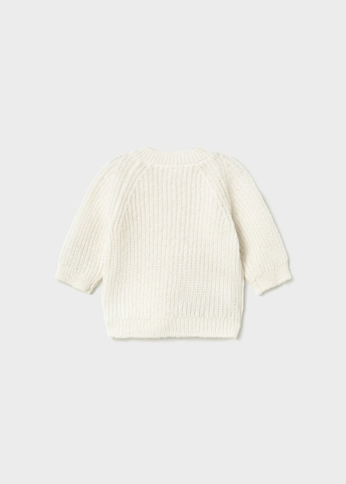 Giacca modello cardigan neonato - Ceramica