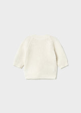 Giacca modello cardigan neonato - Ceramica