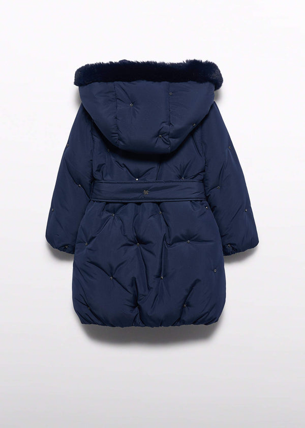 Giaccone Gioielli Bambina - Navy