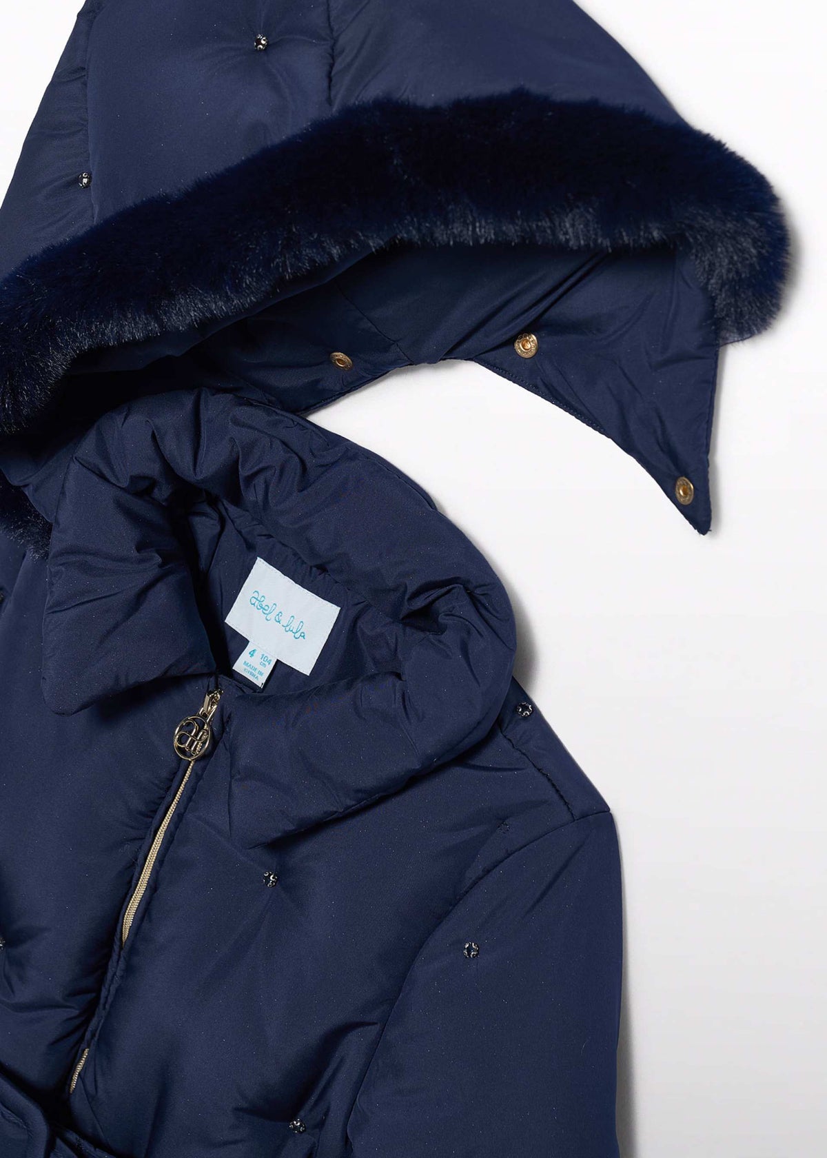 Giaccone Gioielli Bambina - Navy