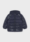 Giaccone lucido opaco bambino - Blu
