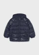 Giaccone lucido opaco bambino - Blu