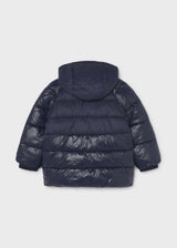 Giaccone lucido opaco bambino - Blu