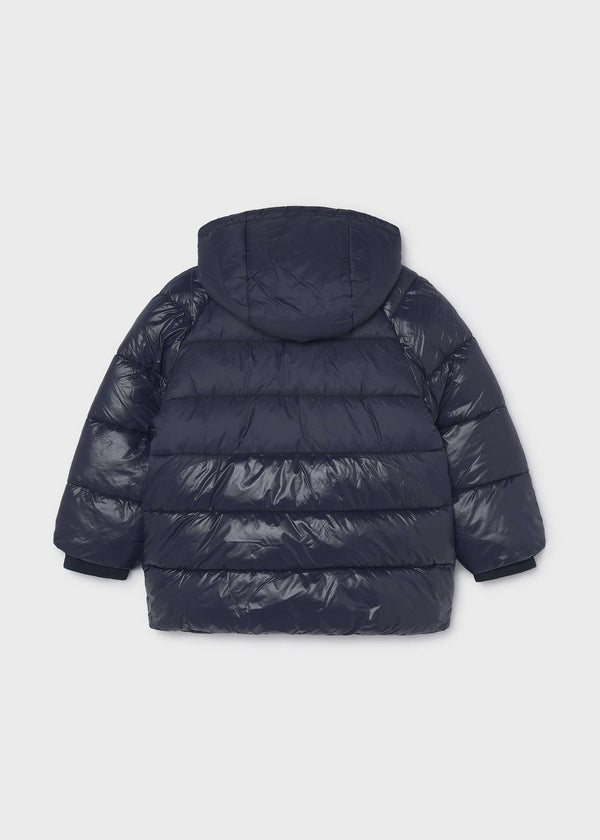 Giaccone lucido opaco bambino - Blu
