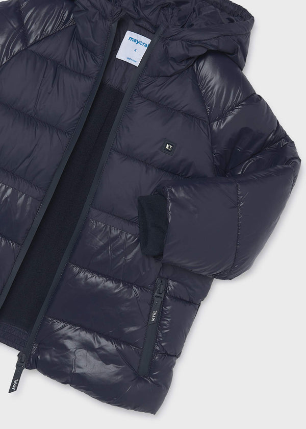 Giaccone lucido opaco bambino - Blu