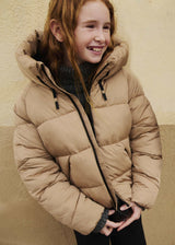Giaccone ragazza - Camel