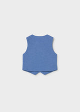 Gilet elegante in lino neonato