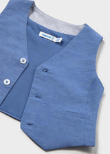 Gilet elegante in lino neonato