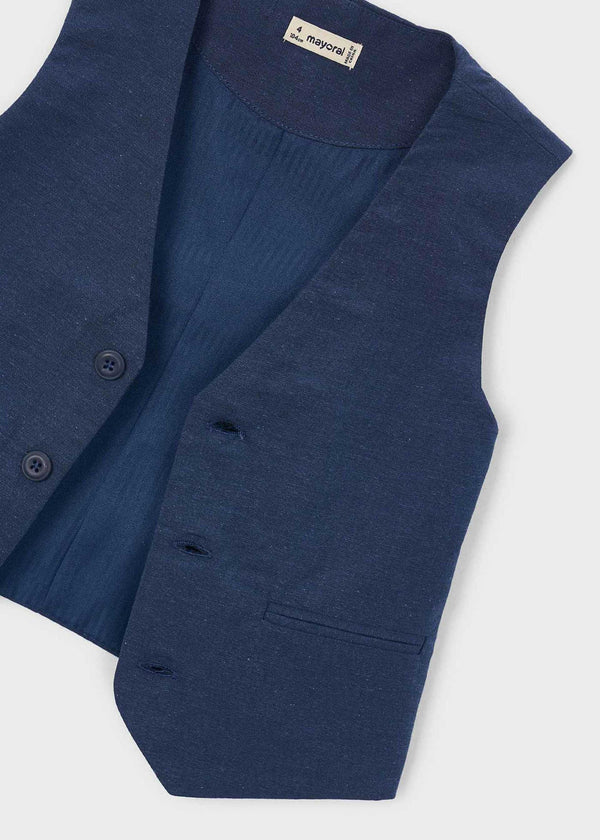 Gilet in lino bambino