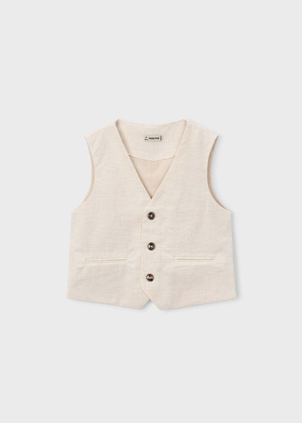 Gilet in lino bambino