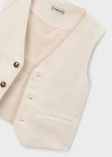 Gilet in lino bambino