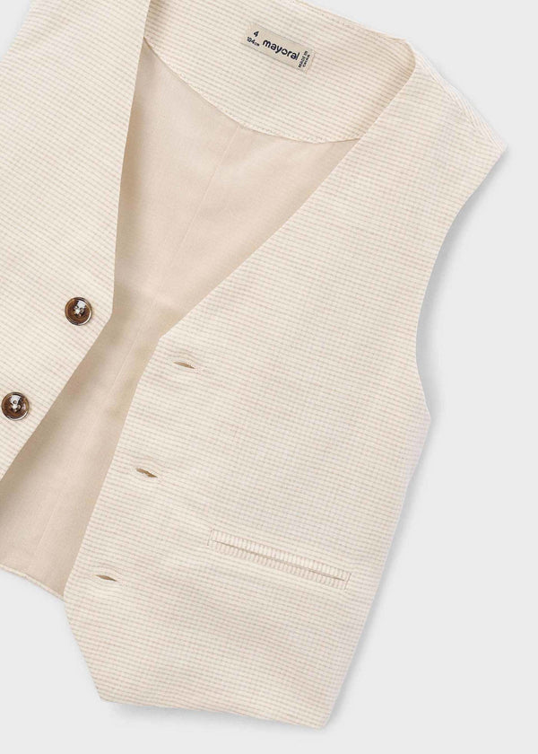 Gilet in lino bambino