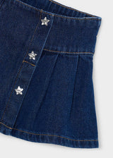 Gonna jeans bambina - Scuro