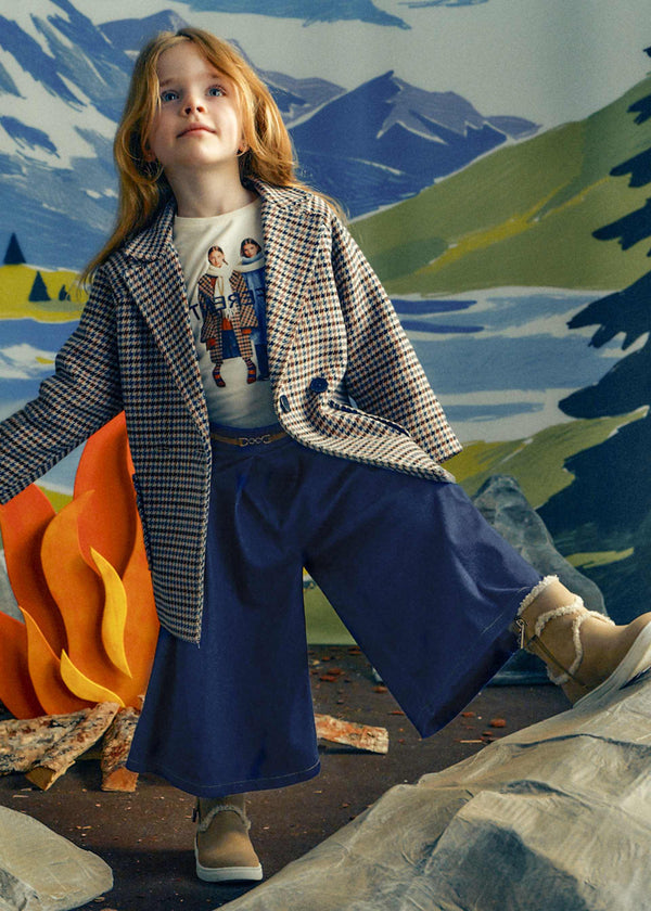 Gonna pantalone bambina - Scuro