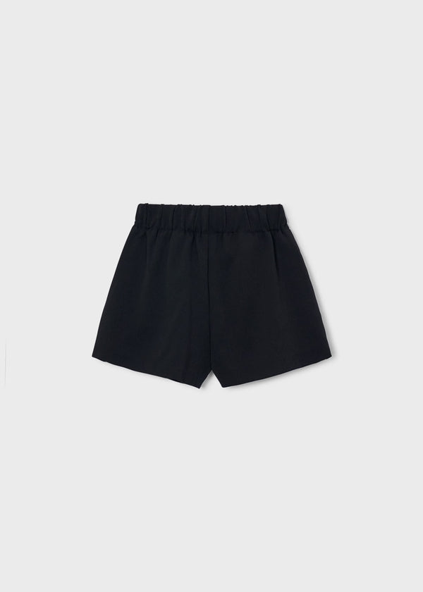 Gonna pantalone pinces bambina - Nero
