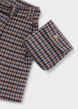 Gonna pantalone quadri bambina - Cannella