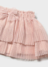 Gonna tulle plissettata neonata