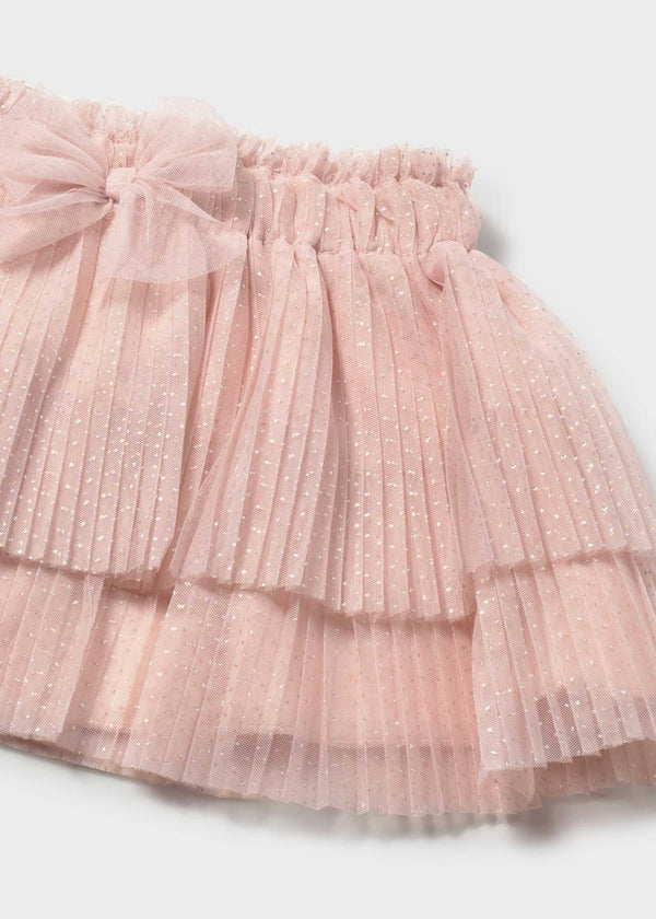 Gonna tulle plissettata neonata
