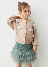 Gonna tulle volant bambina - Laurel