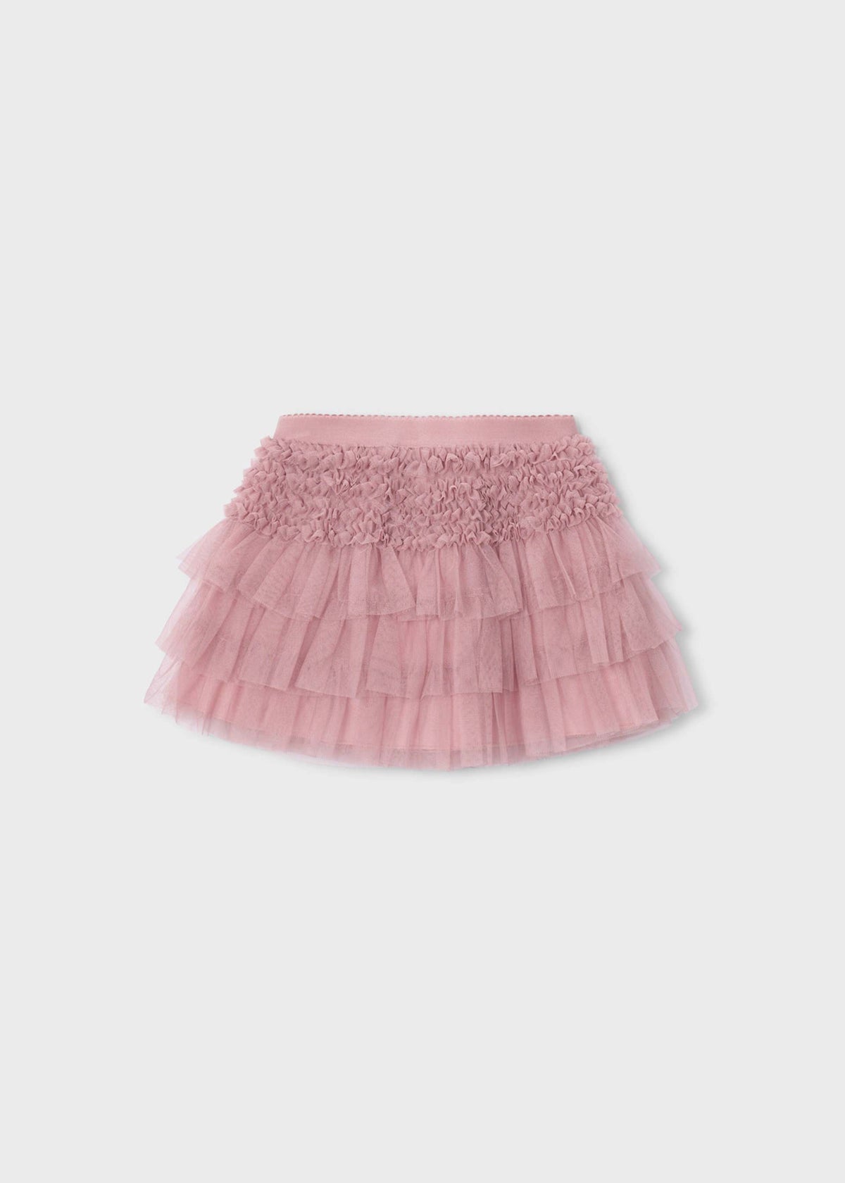 Gonna tulle volant bambina - Quarzo