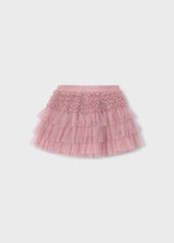 Gonna tulle volant bambina - Quarzo