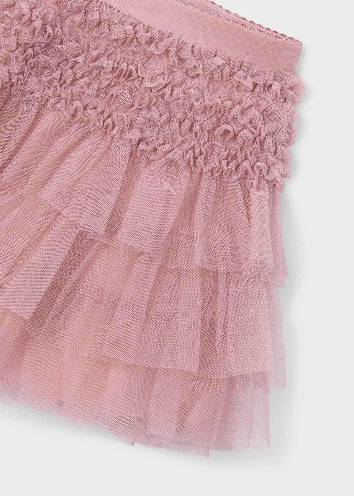 Gonna tulle volant bambina - Quarzo